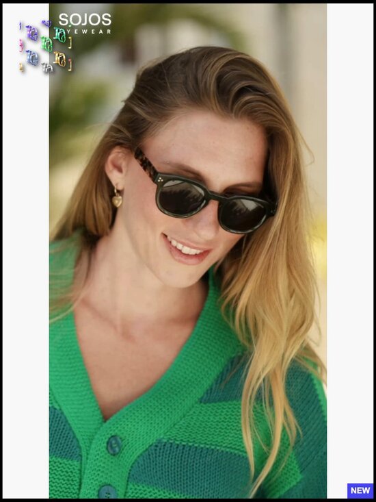 Retro Round Polarized Sunglasses UV Protection Vintage Acetate Frame Unisex main image 7